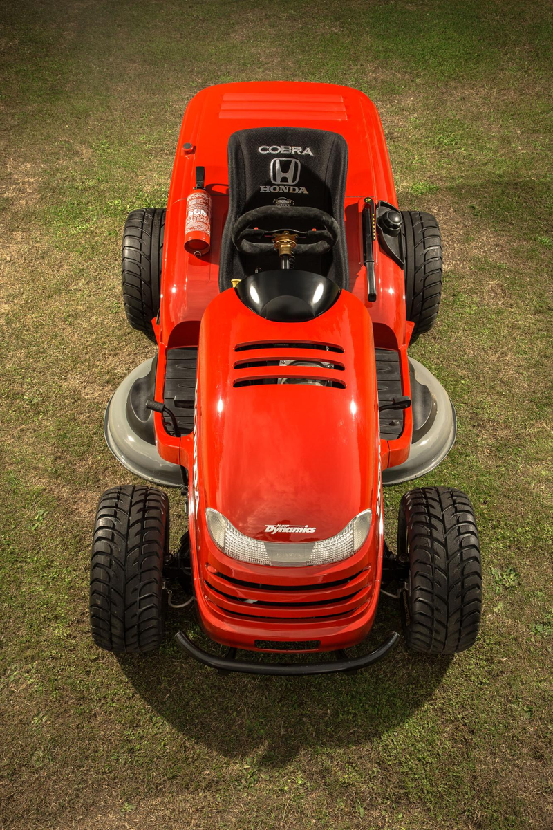 Illustration for article titled Meet The World's Most Badass 130 MPH Fire-Spitting Lawnmower